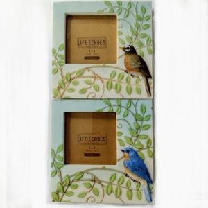 United Design 3-D Life Echoes Robin Bluebird Frame